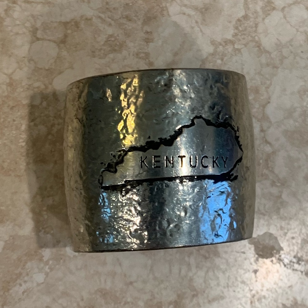 Silver Kentucky Cuff Bracelet